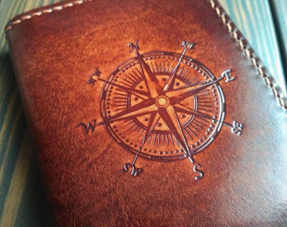 Compass Passport Cover