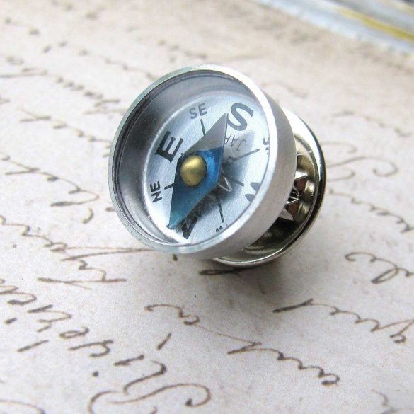 Compass Tie Pin