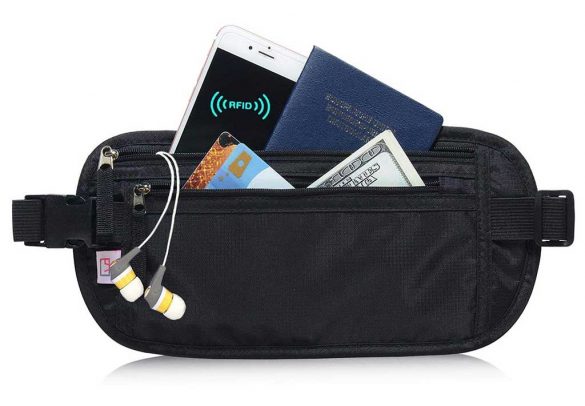 RFID Blocking Money Belt