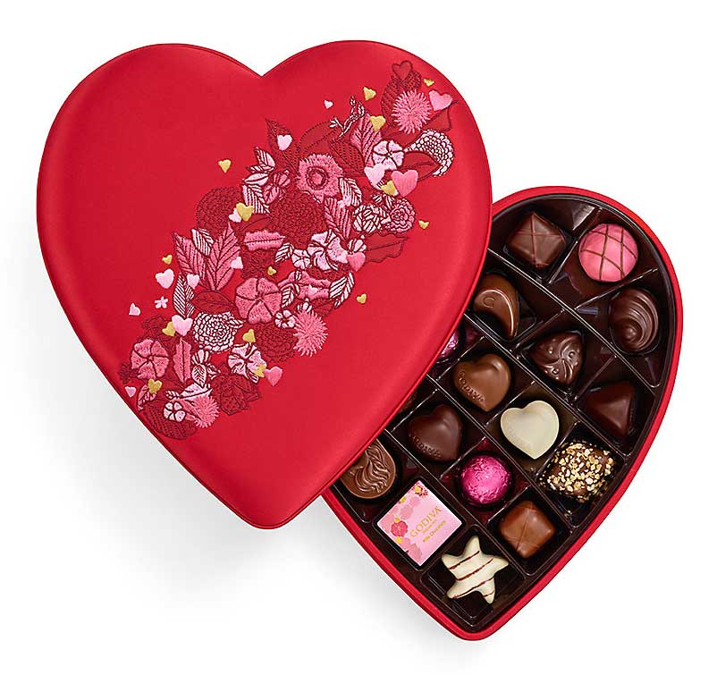 Godiva Valentine's Day Heart Gift Box