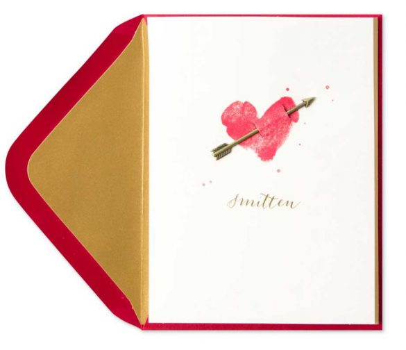 Smitten Heart & Arrow Card