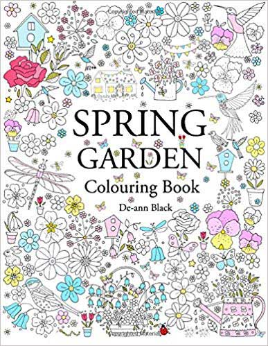 Spring Garden Coloring Book