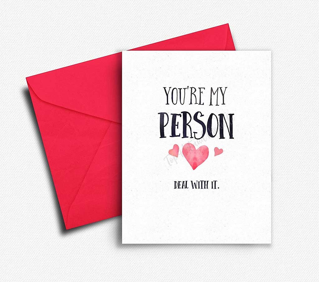 You're My Person Card